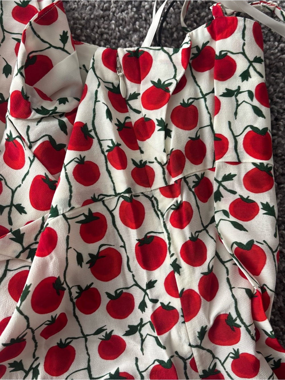 Staud Tomato Print Mini Dress - Picture 2 of 4